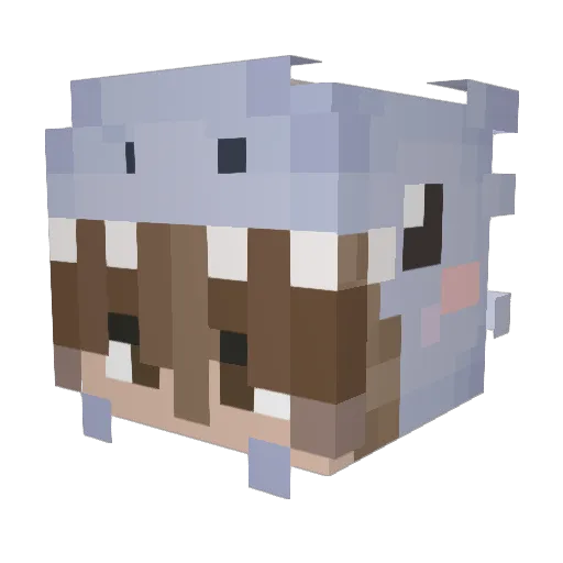 lhe2017 Minecraft avatar head, 3D render