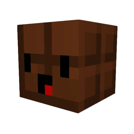 lhew76 Minecraft avatar head, 3D render