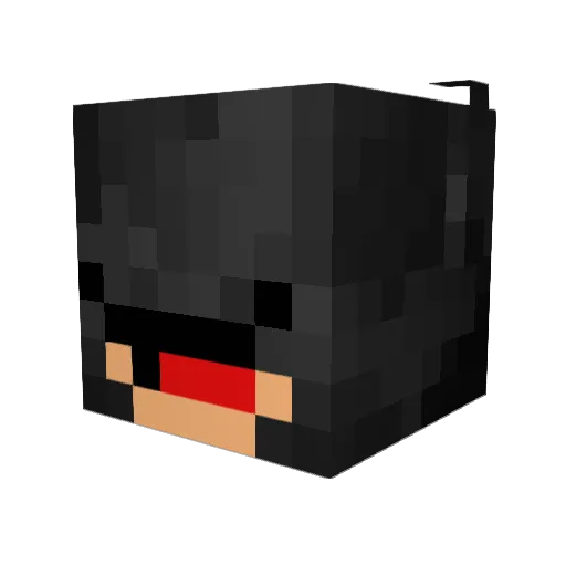 lhfncgncjm Minecraft avatar head, 3D render