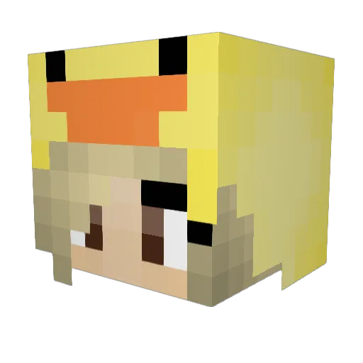 lhowerton1 Minecraft avatar head, 3D render