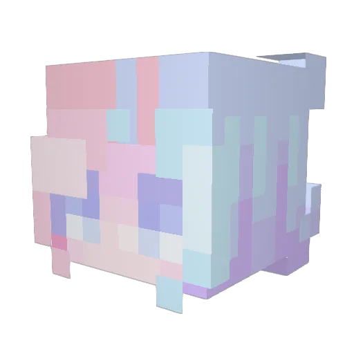 li0il Minecraft avatar head, 3D render