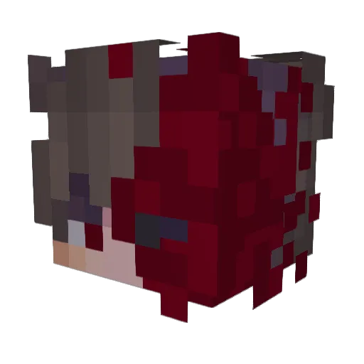 li3t0n Minecraft avatar head, 3D render