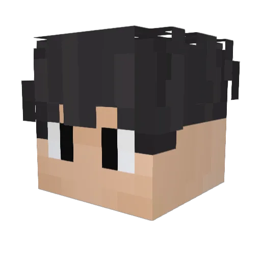 li88888 Minecraft avatar head, 3D render