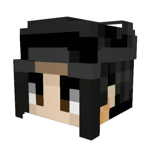 liCHibse Minecraft avatar head, 3D render