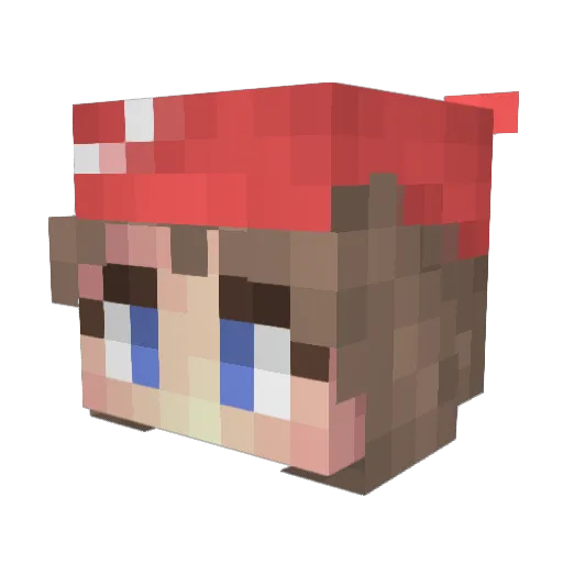 lia0000 Minecraft avatar head, 3D render