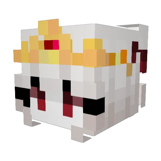 lia442 Minecraft avatar head, 3D render