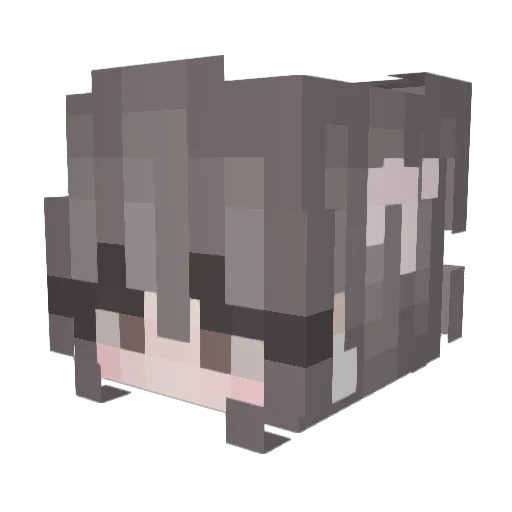 liaahhhzzz Minecraft avatar head, 3D render