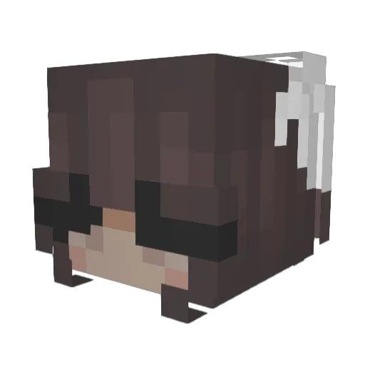 liaaisaqtt Minecraft avatar head, 3D render