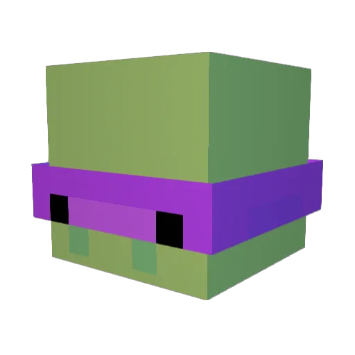liabug Minecraft avatar head, 3D render