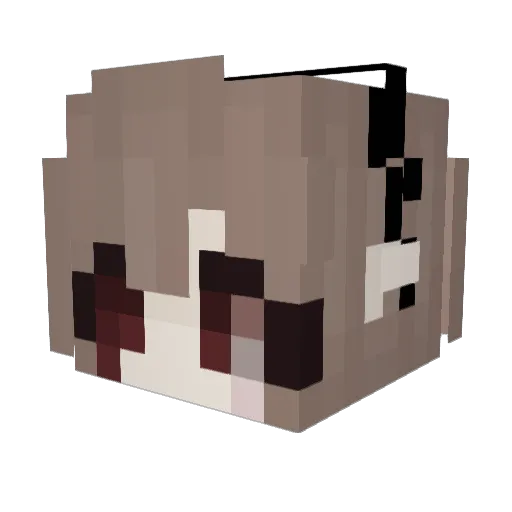 liabyrinth Minecraft avatar head, 3D render