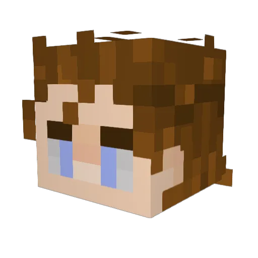 liam2783 Minecraft avatar head, 3D render