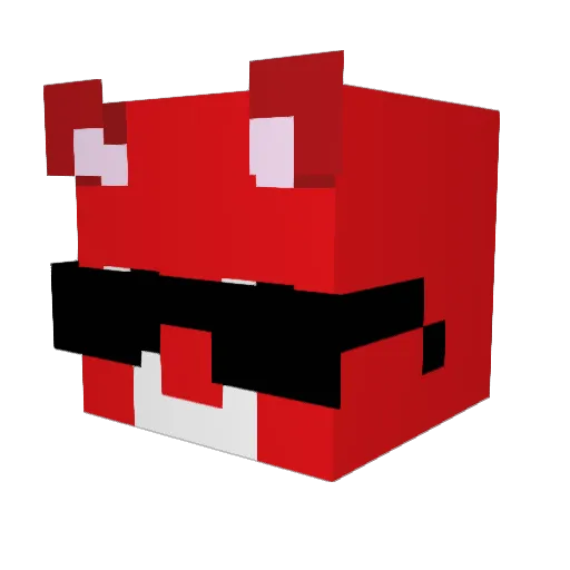 liam87 Minecraft avatar head, 3D render
