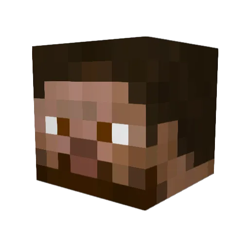 liam96 Minecraft avatar head, 3D render
