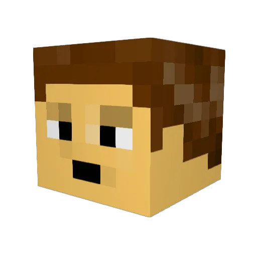 liam_holt Minecraft avatar head, 3D render