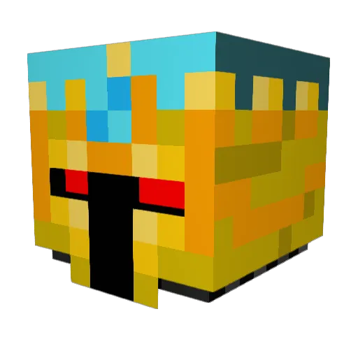liambiam12 Minecraft avatar head, 3D render