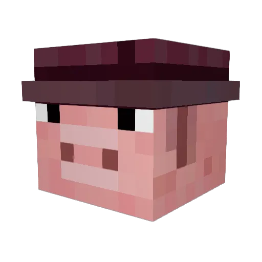 liamcarlson Minecraft avatar head, 3D render