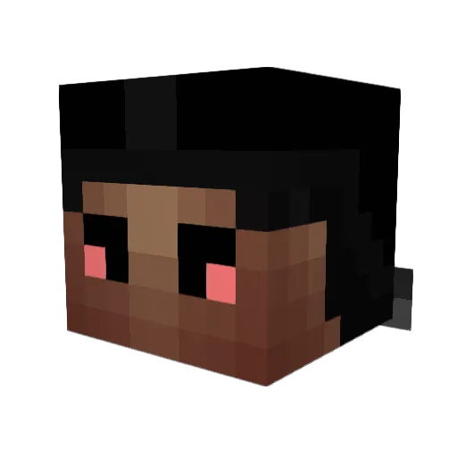 liamg1y Minecraft avatar head, 3D render