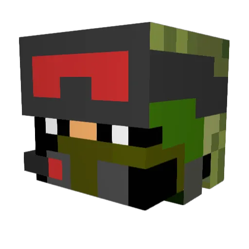 liamg2869 Minecraft avatar head, 3D render