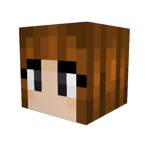 liami13 Minecraft avatar head, 3D render