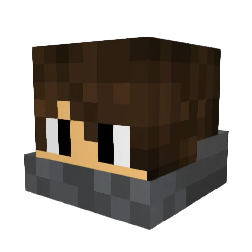 liami373 Minecraft avatar head, 3D render