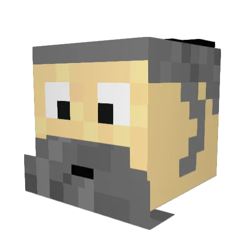 liamius3217 Minecraft avatar head, 3D render