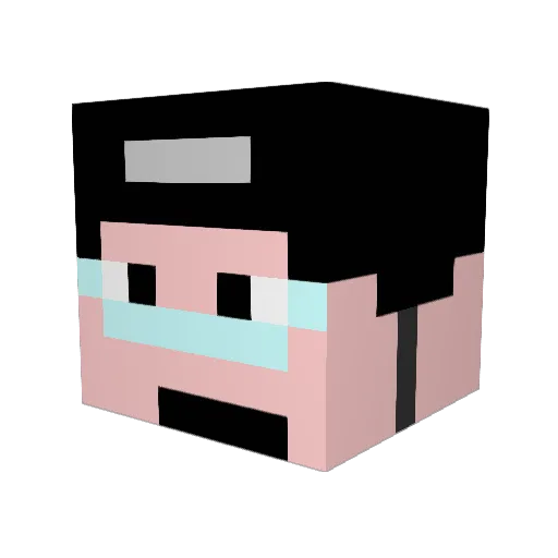 liamjfleming Minecraft avatar head, 3D render