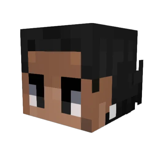 liamloller Minecraft avatar head, 3D render