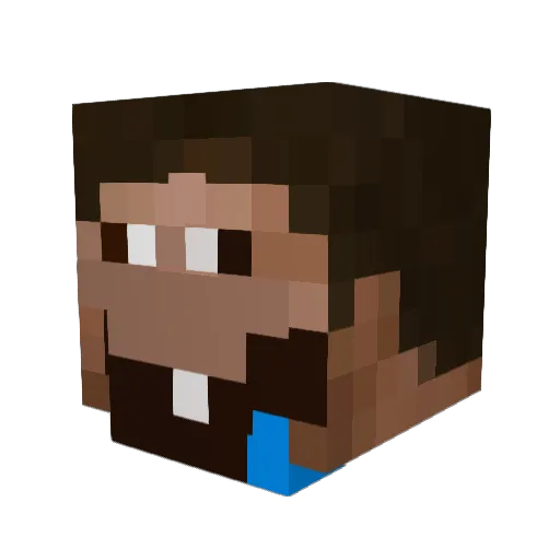 liamplay05 Minecraft avatar head, 3D render