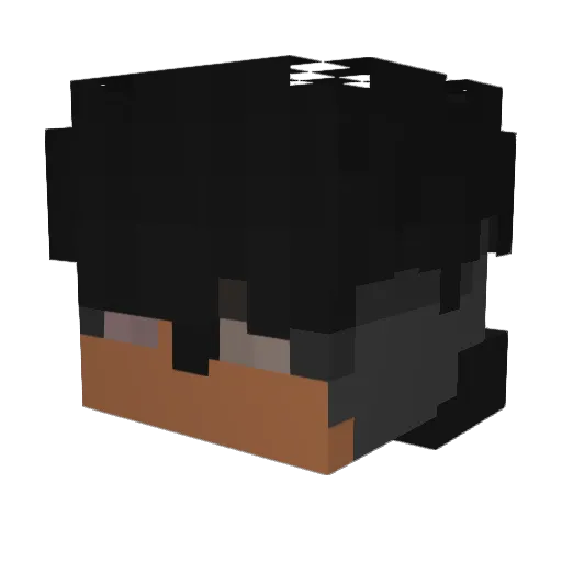 liamrbgw Minecraft avatar head, 3D render