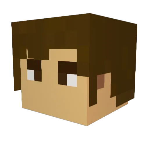 liamweth2010 Minecraft avatar head, 3D render