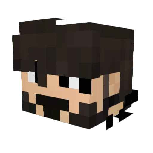 liamxnelson Minecraft avatar head, 3D render