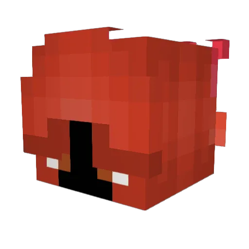 lianayadnus Minecraft avatar head, 3D render