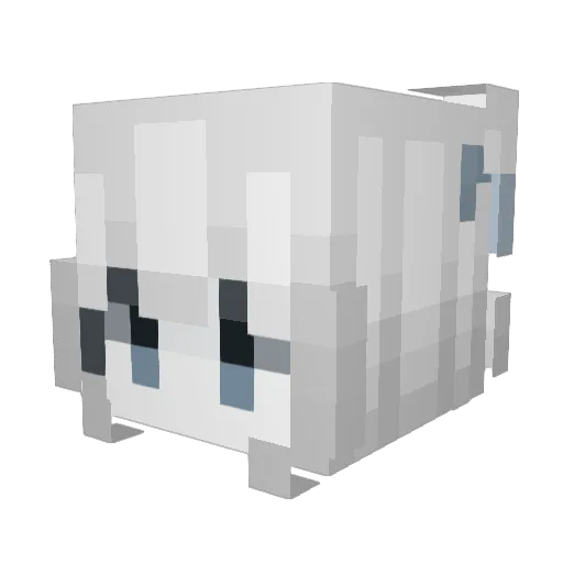 liang_mo_bei Minecraft avatar head, 3D render