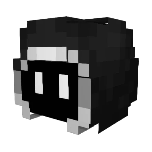 liannosaurus Minecraft avatar head, 3D render