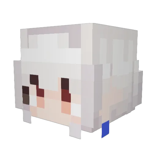 lianse666 Minecraft avatar head, 3D render