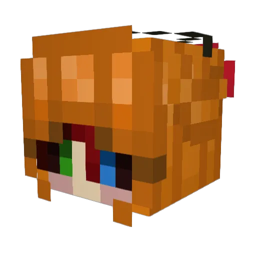 liaschmia2012 Minecraft avatar head, 3D render