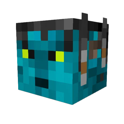 liaya31 Minecraft avatar head, 3D render