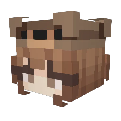 lib__ Minecraft avatar head, 3D render