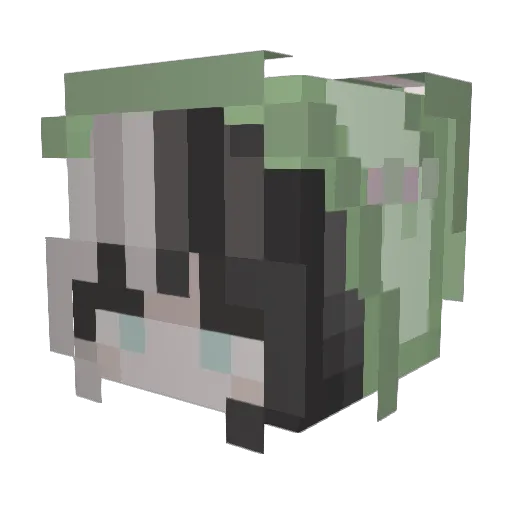 libbyj608 Minecraft avatar head, 3D render