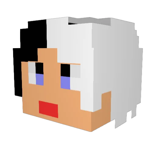 libera07 Minecraft avatar head, 3D render