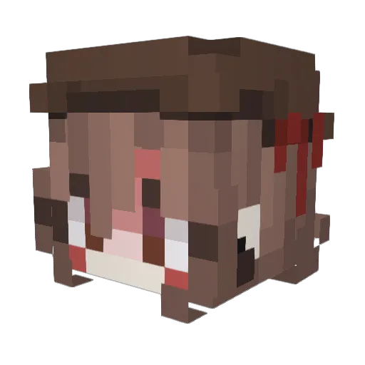 libiexin31 Minecraft avatar head, 3D render