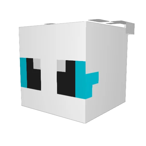 libra2399 Minecraft avatar head, 3D render