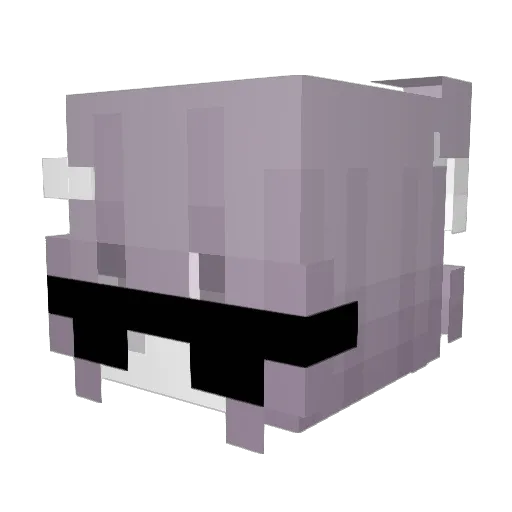 libshairbrush Minecraft avatar head, 3D render