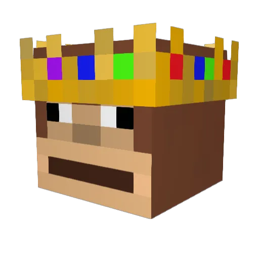 liccleluca Minecraft avatar head, 3D render