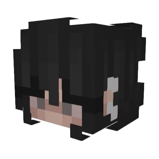 licec0mb Minecraft avatar head, 3D render