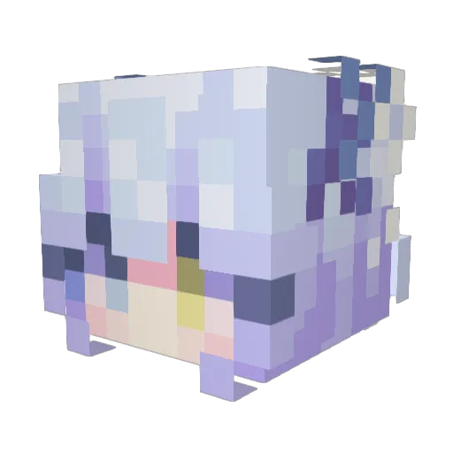 lichi0302 Minecraft avatar head, 3D render