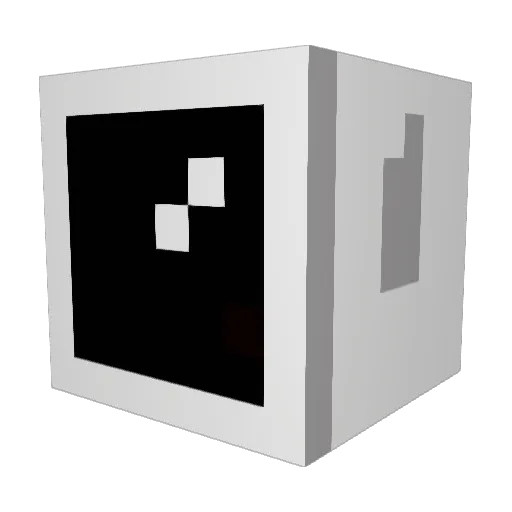 lichtban Minecraft avatar head, 3D render