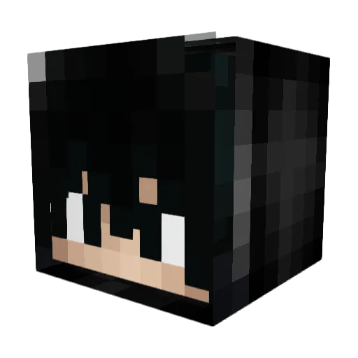 licidy Minecraft avatar head, 3D render