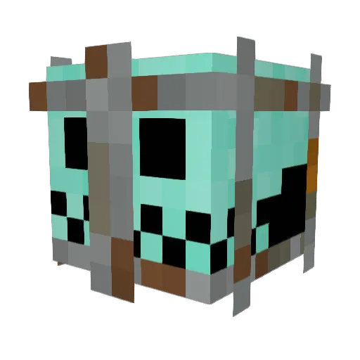 lick_karter Minecraft avatar head, 3D render