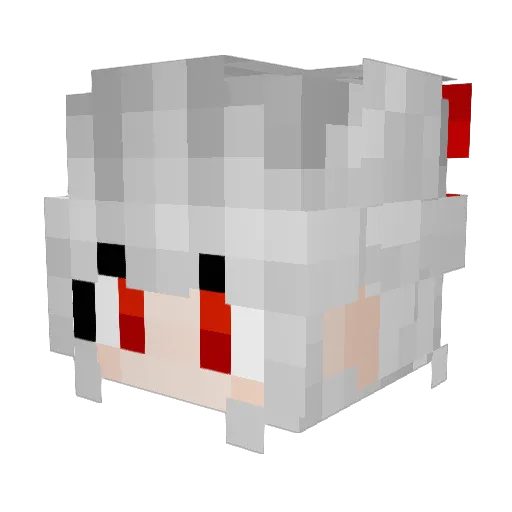 lid416 Minecraft avatar head, 3D render